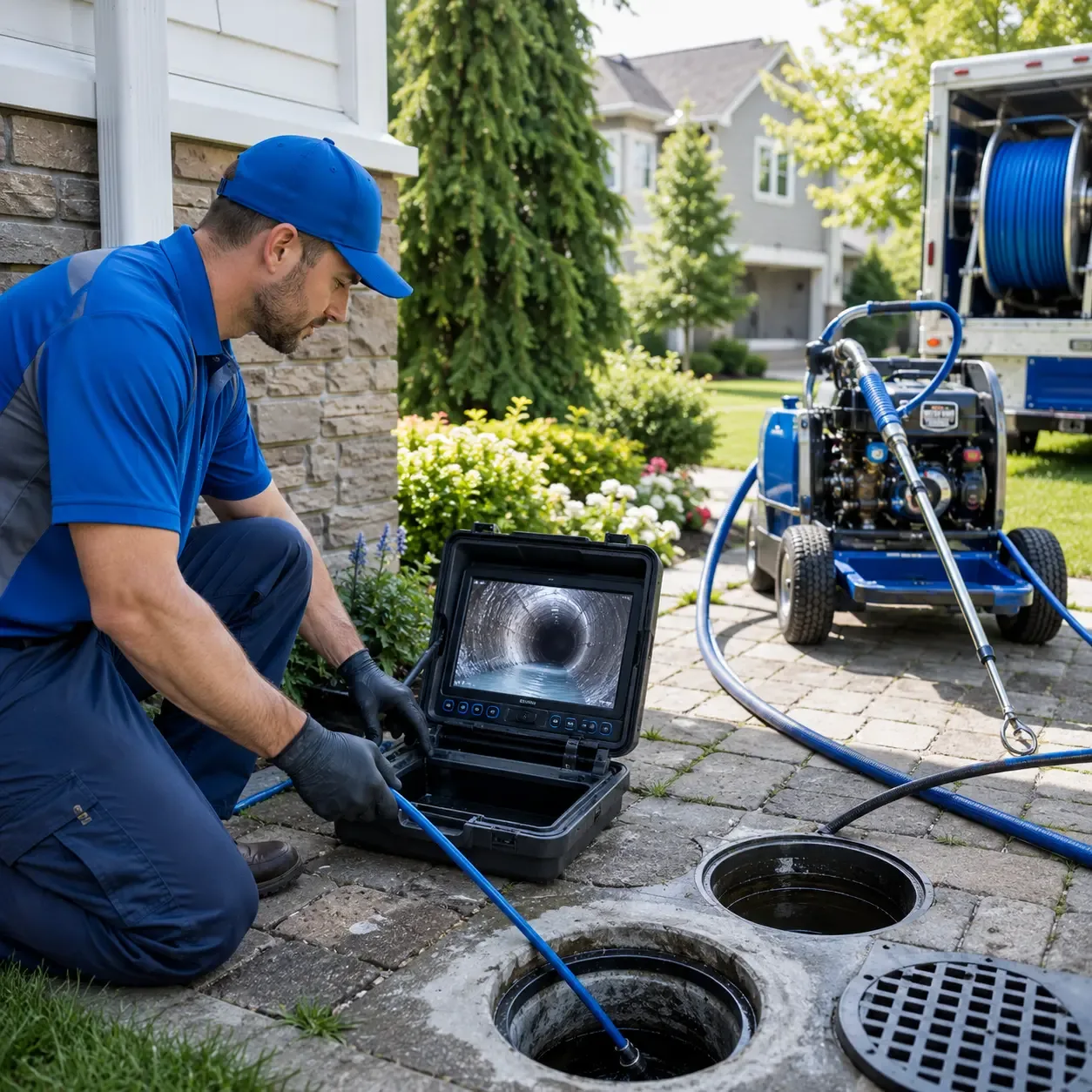 Outdoor drain cleaning professionals serving Geraldine, AL